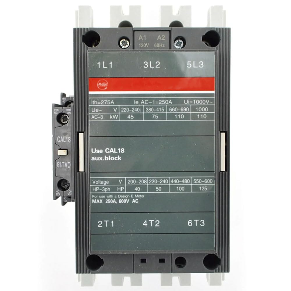 Replacement 130A 600V 3P with 120VAC Closing Coil, Mfr: BA145-30-11-84-A