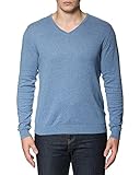 Col en V Selected - pull - homme - bleu (moonlight blue mélange) - l
