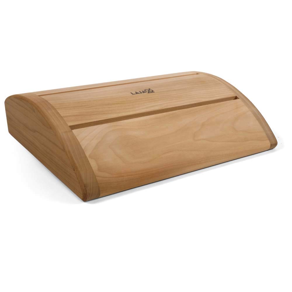POOL Total LaJa26 Sauna Kopfstütze Relax Thermo FSC Espenholz - Ideal für Nacken und Schultern - Robust - Ergonomisch gewölbt - Entspannend und langlebig - Auch als Rücken- oder Fußstütze nutzbar
