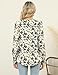 LOMON Plus Size Long Sleeve Tops for Women V Neck Teacher Shirts Pleated Womens Blouses Dressy Casual Fall Outfits Ruffle Top Apricot Black Floral XXL
