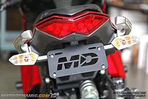 Ninja 1000SX 2020-2024 Ninja 1000 2017-2019 1100SX 2025 + Fender Eliminator Tail Tidy LED Plate Light