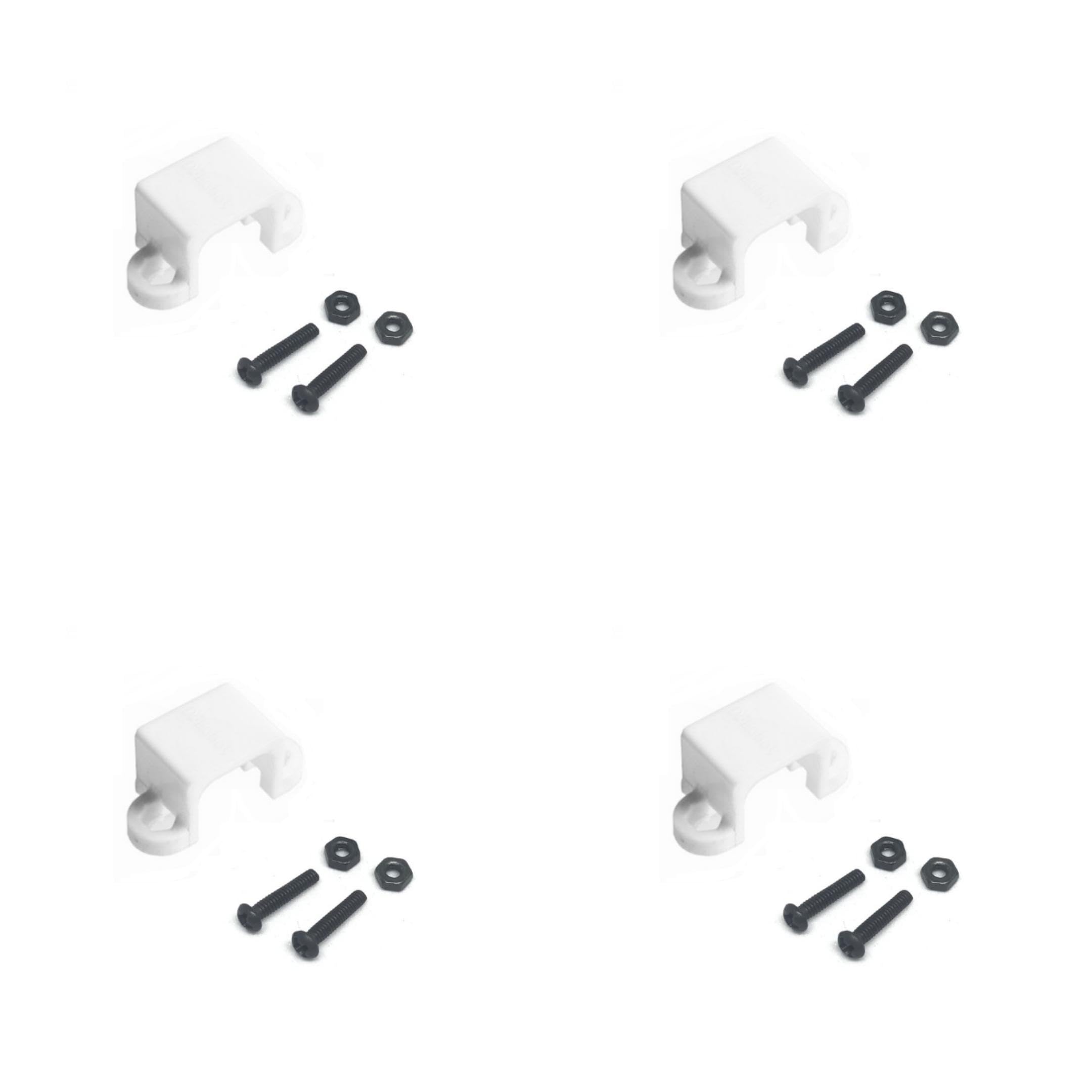 (4 pc) Pro3D Mounting Bracket for N20 Micro Gear Motors - White-image-12