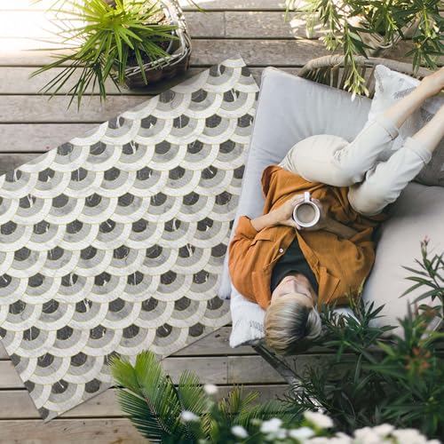 Tapis d'extérieur rectangle en PVC lavable pour sol de porche humide - 3