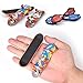 Hotusi Mini Finger Sports Skateboards/Bikes/Swing Boards/Scooter Set for Party Favors Educational Finger Toy(4 Pcs)