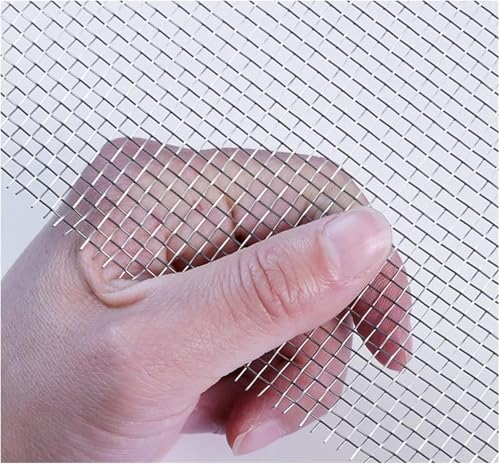Fil en acier inoxydable premium rouleau argenté robuste de 1,2 x 3 m