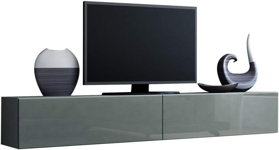Domadeco 180 TV Media Stands/tv Stand Furniture/TV Media Stands Color (Grey & Grey)