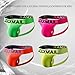 JOCKMAIL Mens Briefs Jock Strap Rainbow Cotton Men Sport Underwear Jockstrap for Gym Sport (XL, Rose+Orange)