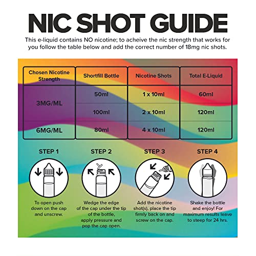 50ml-E-Liquid-7030-Vape-Juice-E-Liquid-Sub-Ohm-Liquid-Cloud-Chaser-0mg-Flavoured-eJuice-Liquid-No-Nicotine-60ml-Bottle-Short-Fill-Bar-Works