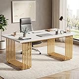 [Espace XXL] Maximisez votre productivité sur ce grand bureau de 180x80 cm. Ce bureau large offre une surface généreuse pour accueillir deux écrans et une imprimante, idéal comme bureau pc gamer ou meuble ordinateur de bureau et imprimante