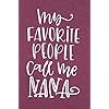 Grandma Shirt Women My Favorite People Call Me Nana Shirt Funny Short Sleeve Top Tee Shirt Red