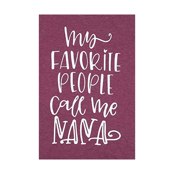 Grandma Shirt Women My Favorite People Call Me Nana Shirt Funny Short Sleeve Top Tee Shirt Red