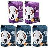 Hugo Coffee Ground Coffee Black Paw Dark French Roast and Bonafido Dark Roast Coffee Bundle (5 bags