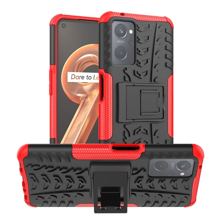 A Accessories kart Shockproof Absorption Cover || Dual Layer Protection || Dazzle || tyre case || Kick Stand Combo PC+TPU || Heavy Duty || Back case Cover for Oppo K10 4G - Red (B0B6WW1V2G) Amazon Price History, Amazon Price Tracker
