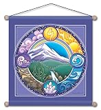 15' X 15' Rainbow Mountain Mandala Meditation Banner