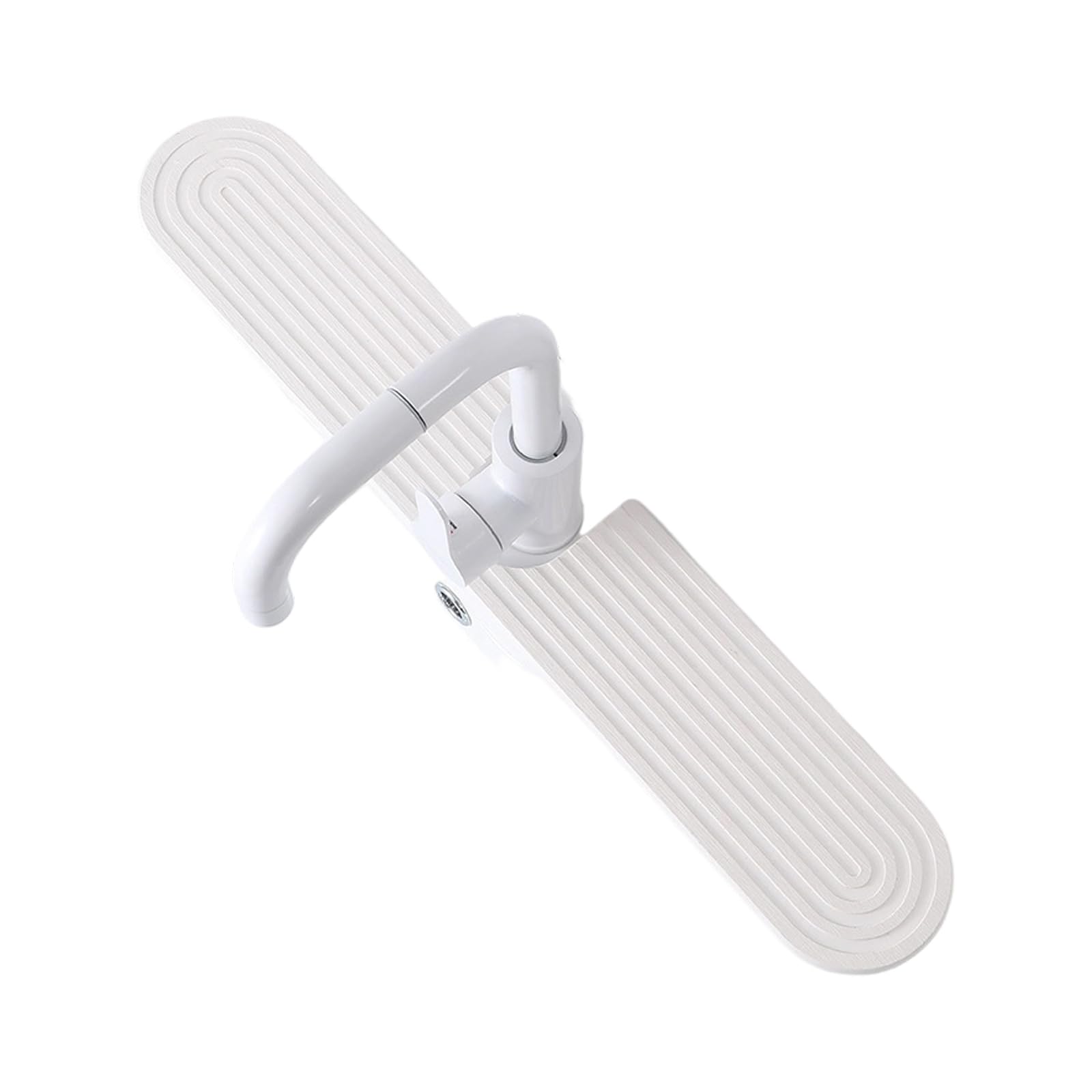 Tsophreniq Sink Drain Mat for Kitchen, Bathroom Splash Guards Mat Diatomite Faucet Handle Dripping Drain Tray Soap Holder Splash Guard for Soap