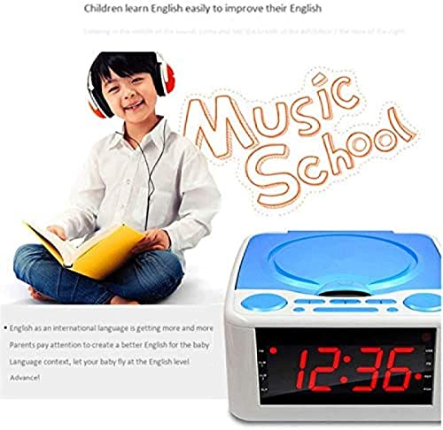 Odtwarzacz CD, radio, budzik z funkcją odtwarzania USB, podwójne głośniki, wyświetlacz LCD, regulowana jasność, do użytku domowego i biurowego
