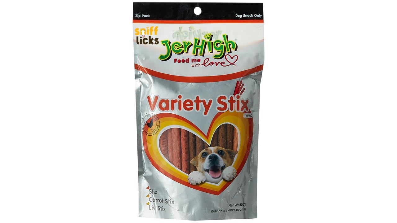 JerHigh Variety Stix Dog Treat 200g, (Pack of 2) by Sniff N Licks (B0CSKDBKCX) Amazon Price History, Amazon Price Tracker