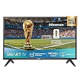 Hisense 32E4QT Fehrnseher, 32 Zoll, DLED, Smart TV, Game Mode, AI Sports Mode, Dolby Audio, Dolby MS12, DTS Virtual X, HDR10, HLG, Full HD, High Contrast, Rauschunterdrückung [2025]