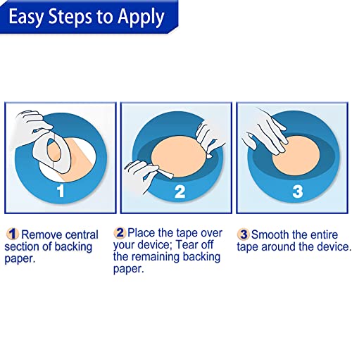 G7 Adhesive Patches Waterproof Dexcom Overpatch For G7 Overlay Non-Glue Central Full Cover Patches Bandage 10 Days Long Stay Latex-Free Easy To Use Breathable Hypoallergenic Sweatproof, 25Pack #TOP2