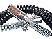 7-WAY TRUCK AND TRAILER COILED ELECTRIC BLACK NON-ABS, 15' WORKING LENGTH; 2 X 12 LEADS