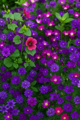 250 Graines de Fleurs Mélange de Nuances VIOLET VIOLETTE - Mélange de 12 Variétés MAUVE - Fleur...