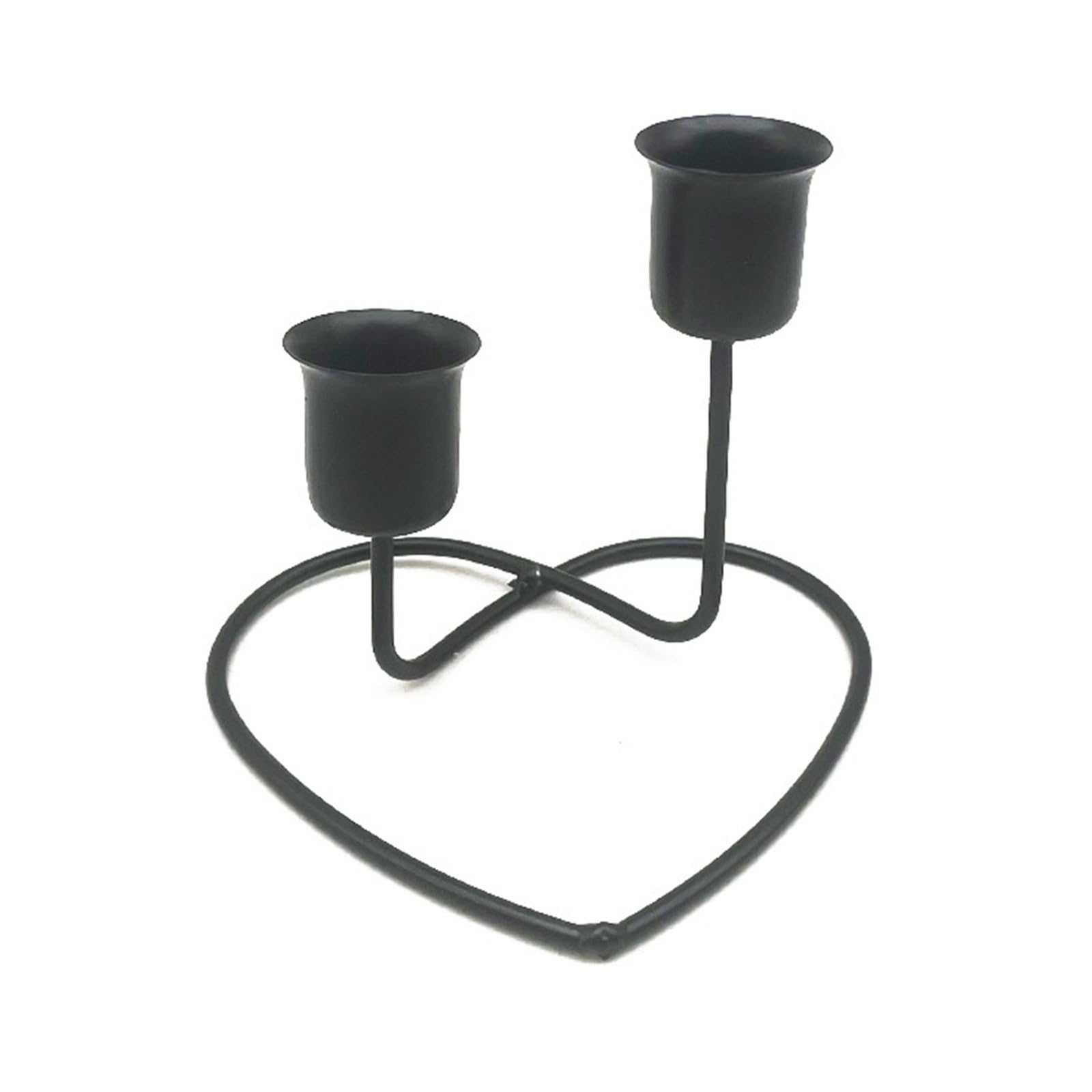 Xinsheinelry Day Iron Candlestick Candlelights Holder Dinner Wedding Christmas Decors Wrought Iron Candlestick