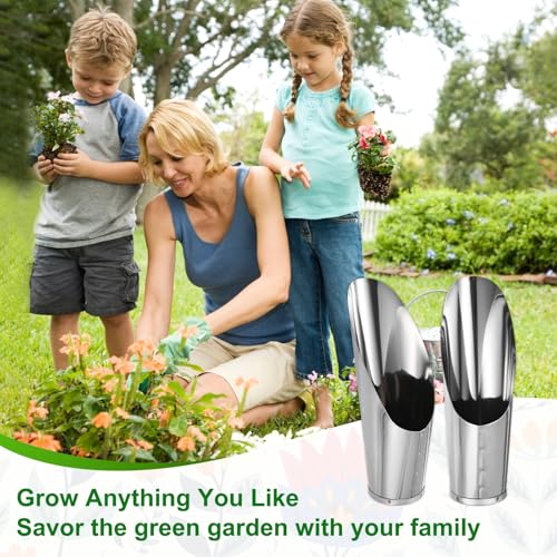 Cuchara para tierra de jardín M METERXITY 6 cm acero inox miniatura 7