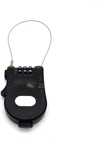 Miniatura 6 de Crysto Bloqueo de contraseña de cable retráctil de 3 pies