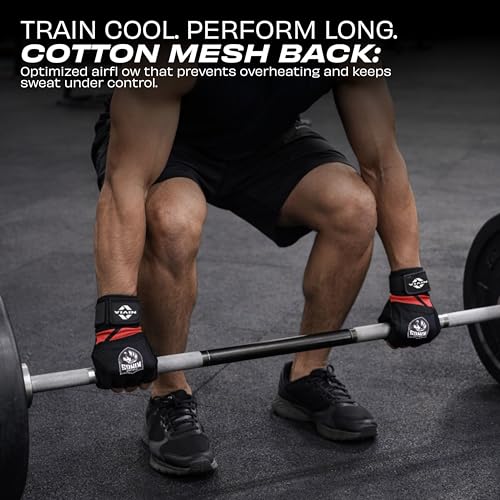 Image of Nivia X Punjab Kings Forge Cross Training Gloves - Breathable Mesh Back, Padded Pu Palm, Flexible 4-Way Stretch Fit for Gym & Functional Training, Large