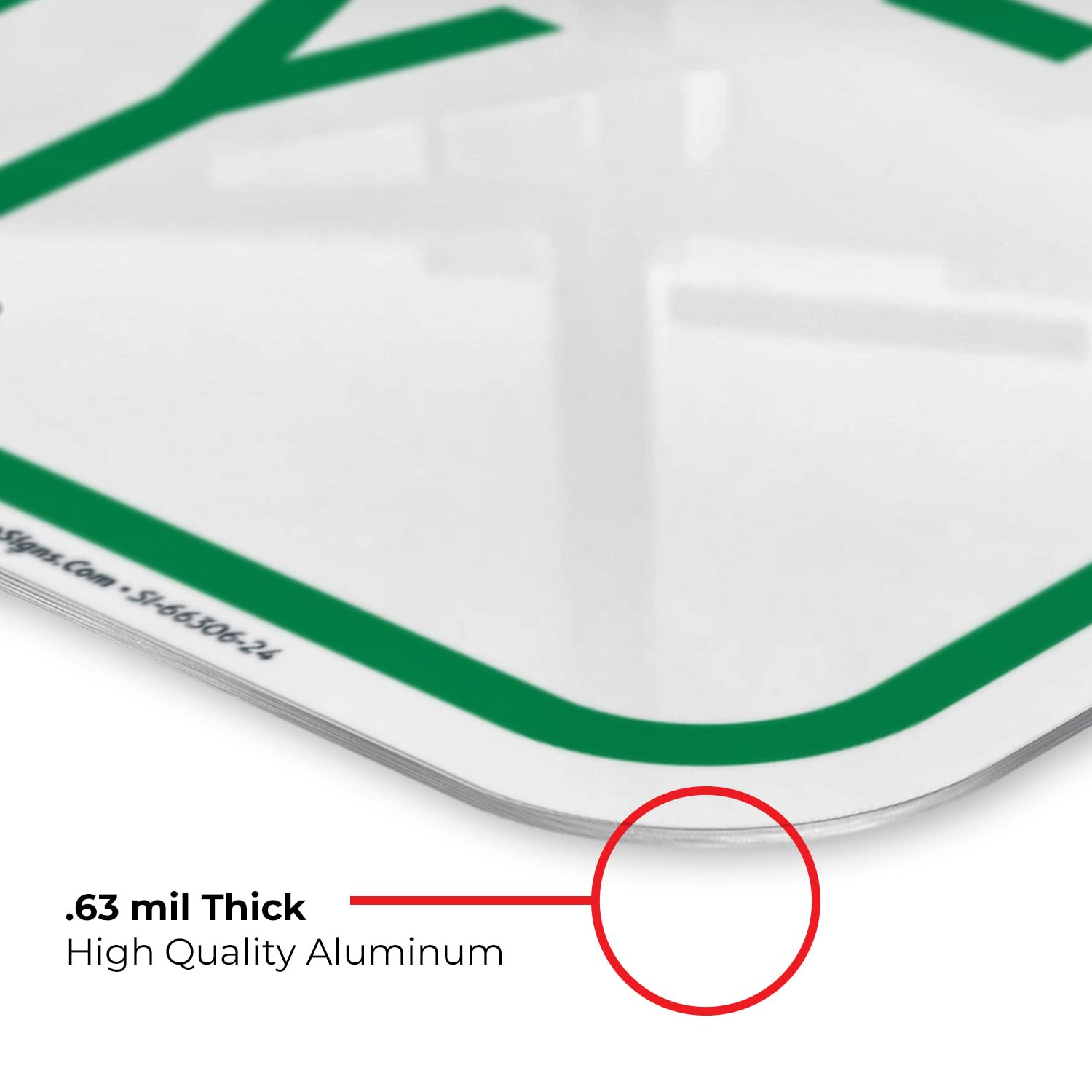 for Deliveries Only 5 Minutes Parking Sign, 18x24 Inches, Rust Free .063 Aluminum, Fade Resistant, Made in USA