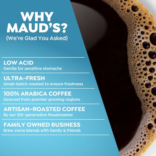 Image of Maud's Family Pack Coffee Pods Variety Pack, 136ct, 12 Assorted Flavors | Medium Roast Flavored Coffee in Single Serve Pods - 100% Arabica Coffee, Compatible with Keurig Coffee Makers