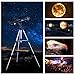 BNISE 70mm Telescope for Astronomy Beginners, Kids and Adults, 16~67X Professional Refractor Telescope with Phone Adapter, Moon Filter and Carry Bag, Portable for Moon Watching, Stargazing and Travel