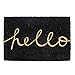 Produktbild Nicola Spring Non-Slip Fußmatte Natur Coir Indoor Outdoor Willkommen Mats - 40x60cm - Hallo