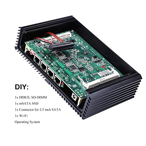 Mini Itx Linux Q330G4 Intel Core I3-4005U,1.7Ghz (8Gb Ddr3 Ram 16Gb Ssd) AES-NI,4Gigabit LAN,Used As A Router/Firewall/Proxy/WiFi Access Point - Thumbnail 2