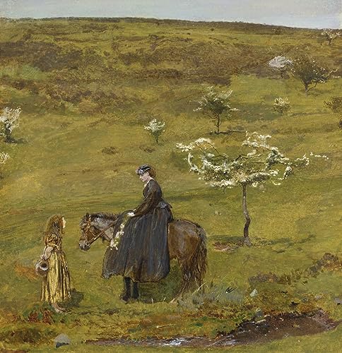 Reproducción de lienzo de 60x90cm de John William North, el regalo artístico perfecto de pared