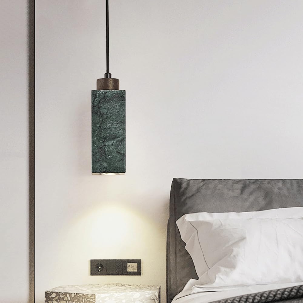 Lámparas Colgantes japonesas Lámpara Colgante de mármol Lámpara de Estilo Natural Cubierta de Madera Accesorios de iluminación de Techo para Restaurante Interior Cafetería Apartamento