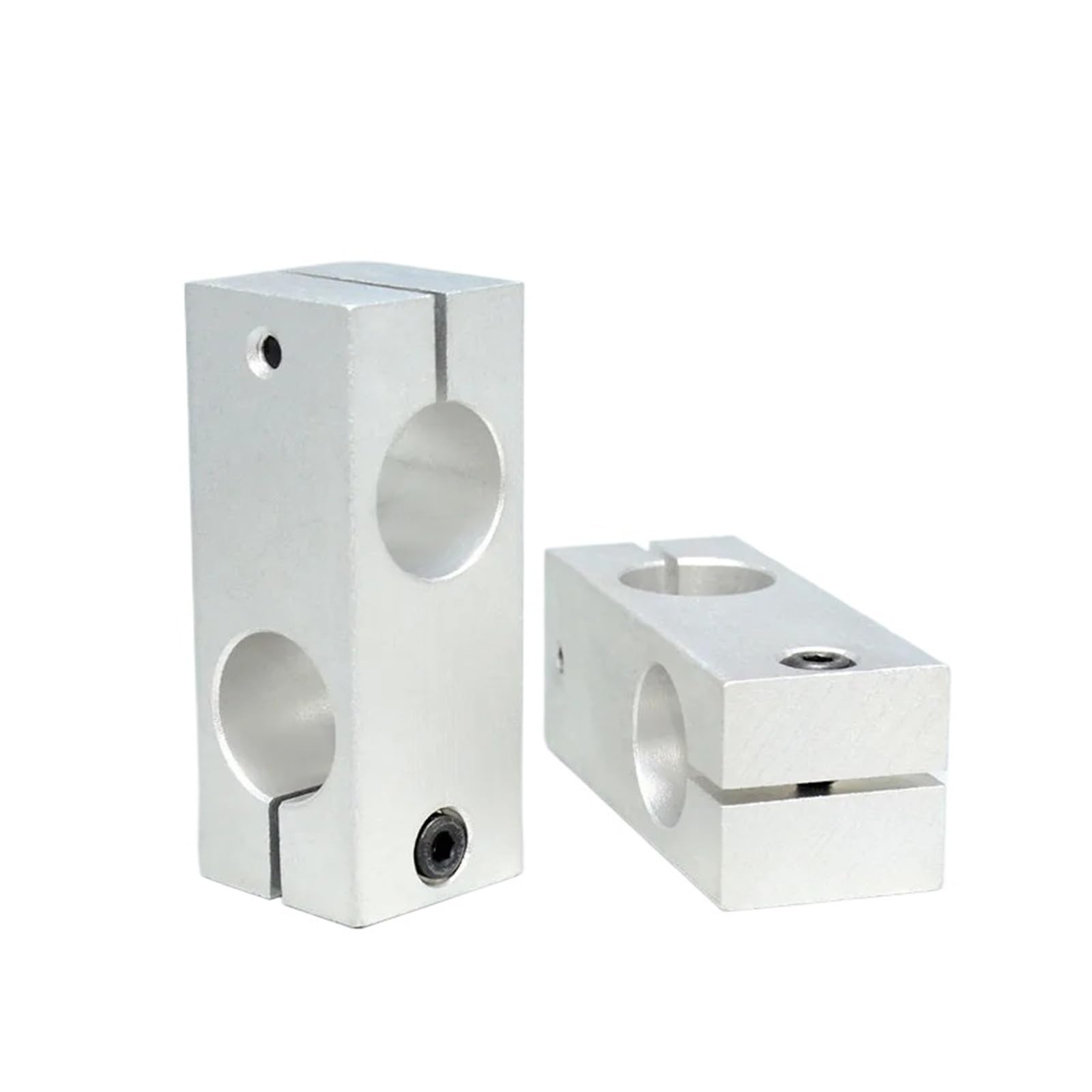 Soporte de fijación de tubería de acero, bloque cruzado de eje óptico de aleación de aluminio, diámetro de conexión 6, 8, 10, 12, 14, 15, 16, 17, 18, 20, 22, 25, 1 Uds.(SZJLH-40-40)