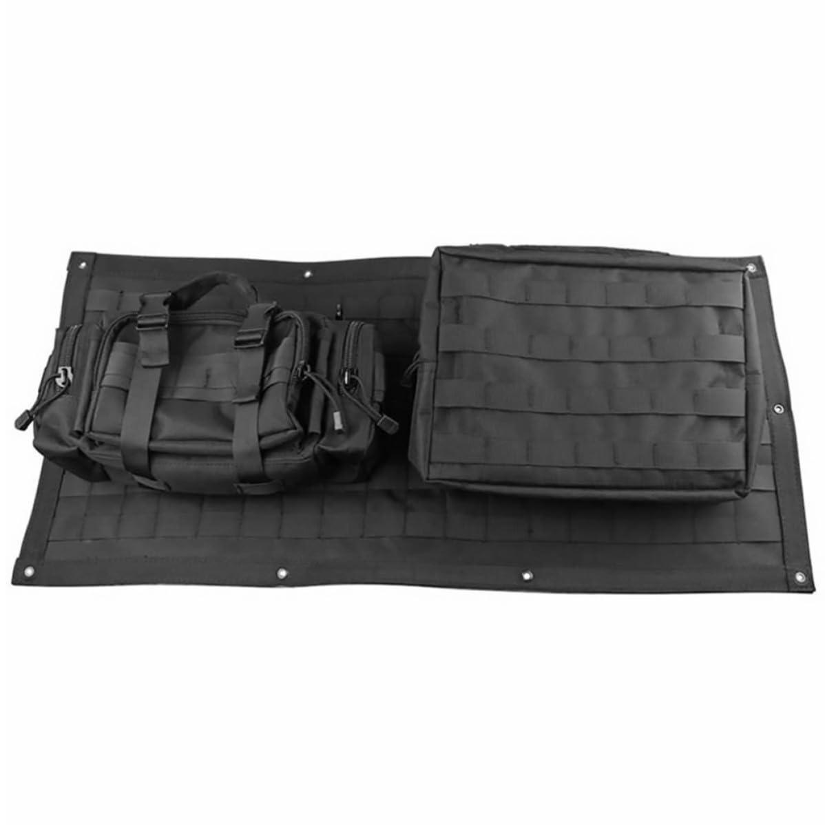 Bolsa en Nylon de Almacenamiento para Puerta Trasera de Coche Negro Excelente Acabado y Detalles Delicados y Organización para Uso Prolongado en Furgonetas Camper