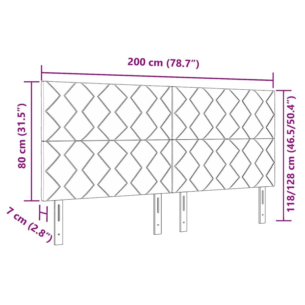 Cabecero de cama moderno de tela con marco de madera de pino macizo, altura ajustable 118/128 cm, duradero, para dormitorio, dormitorio juvenil y habitación de invitados