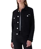 Women's Long Sleeve Button Up Denim Classic Trucker Jacket