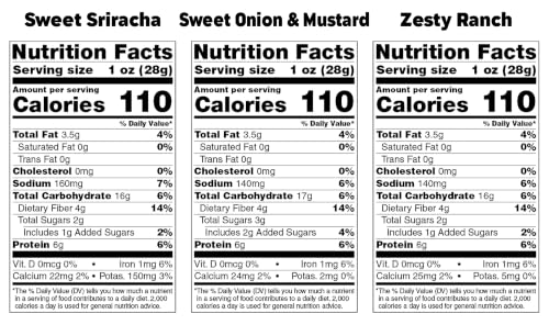 Image of Enlightened Bada Bean Bada Boom - Plant-Based Protein, Gluten Free, Vegan, Crunchy Roasted Broad (Fava) Bean Snacks, 100 Calories per Serving, Saucy Box, 1 Oz (Pack of 24) | 6g Plant-Based Protein, 4g Fiber, Gluten Free, 110 Calorie Portions, On-the-Go Snacking, Crunchy Broad Beans