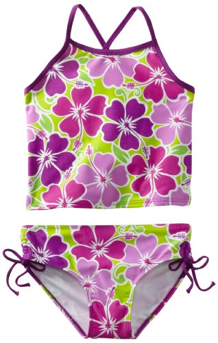 Image of Kanu Surf Girls' Melanie Beach Sport 2-Piece UPF 50+ Banded Tankini