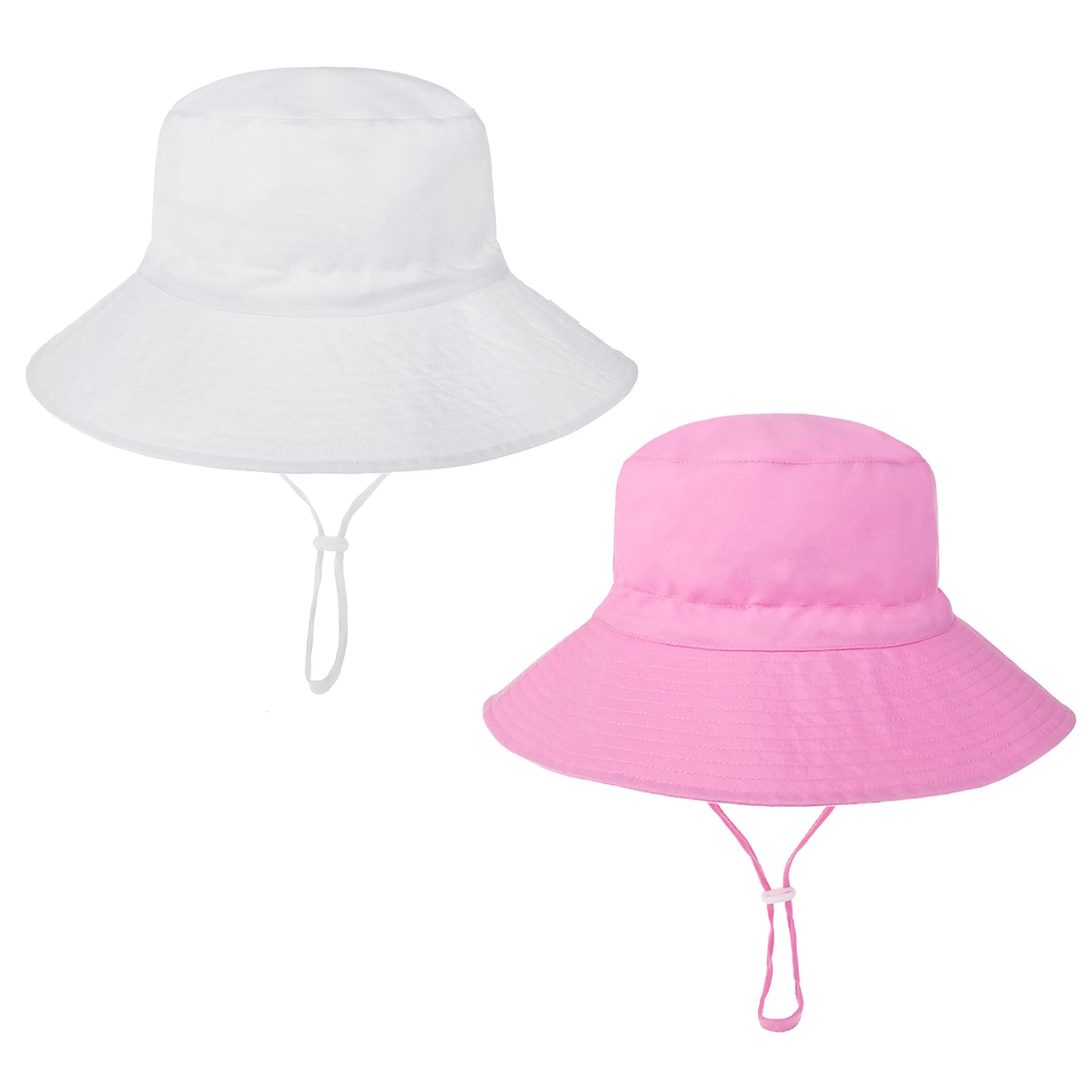 Cappello da sole regolabile per bambini, cappello estivo da spiaggia, UPF 50+, per neonata e ragazzo