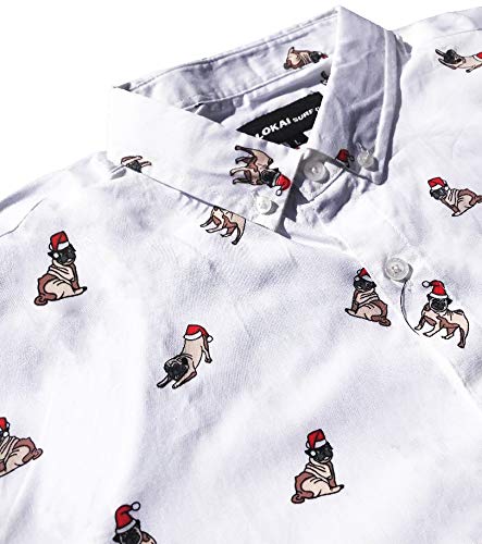Image of Molokai Surf Button Down Slim Fit Hawaiian Short Sleeve Shirts