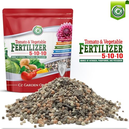 5-10-10 Tomato & Vegetable Fertilizer - Made in USA - NPK + Micronutrients Plant Food for Flower Gardens