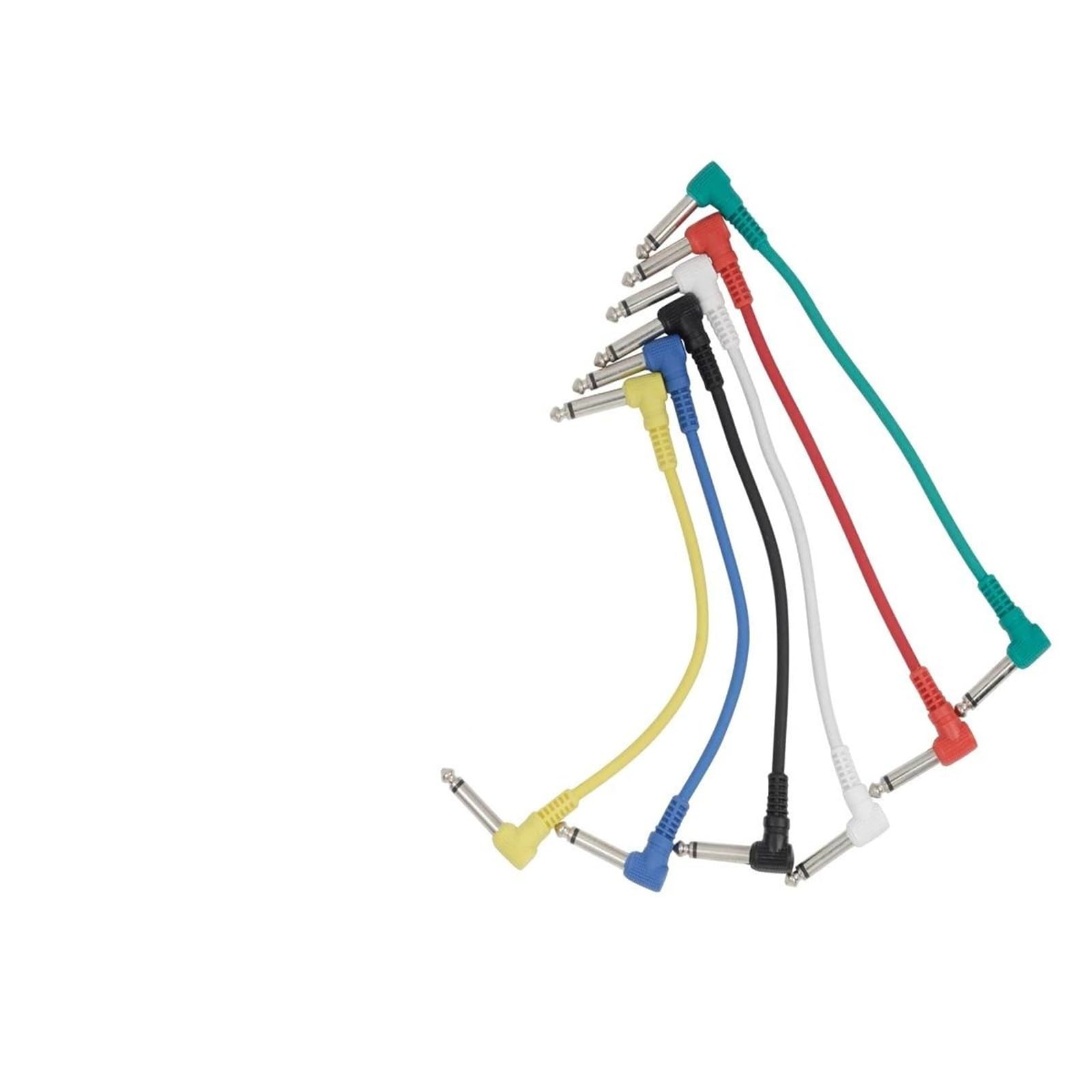 Zestaw 6 kabli do efektów gitarowych kable akcesoria do instrumentów Profesjonalny kabel audio do gitary