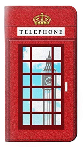 England Classic British Telephone Box Minimalist PU Leather Flip Case Cover For Samsung Galaxy S9 Plus