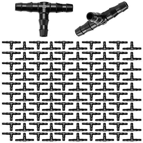 100 PCS VooGenzek Barbed Tee Connectors Cover