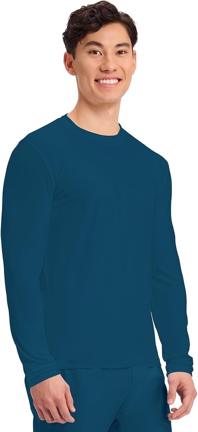Cherokee Men's Long Sleeve Underscrub Tee Modern T-Shirt with Crew Neck - CK807 - Image 6