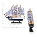 Dedoot Sailboat Model Decor, Wooden Sailing Boat Nautical Decor 7